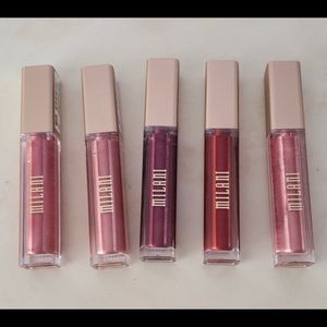 Milani metallic lip glosses